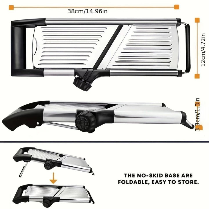 Mandoline réglable de 1 à 9 mm