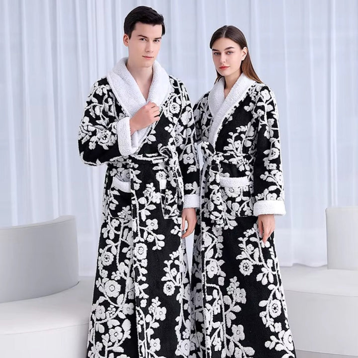 Peignoir en jacquard double épaisseur