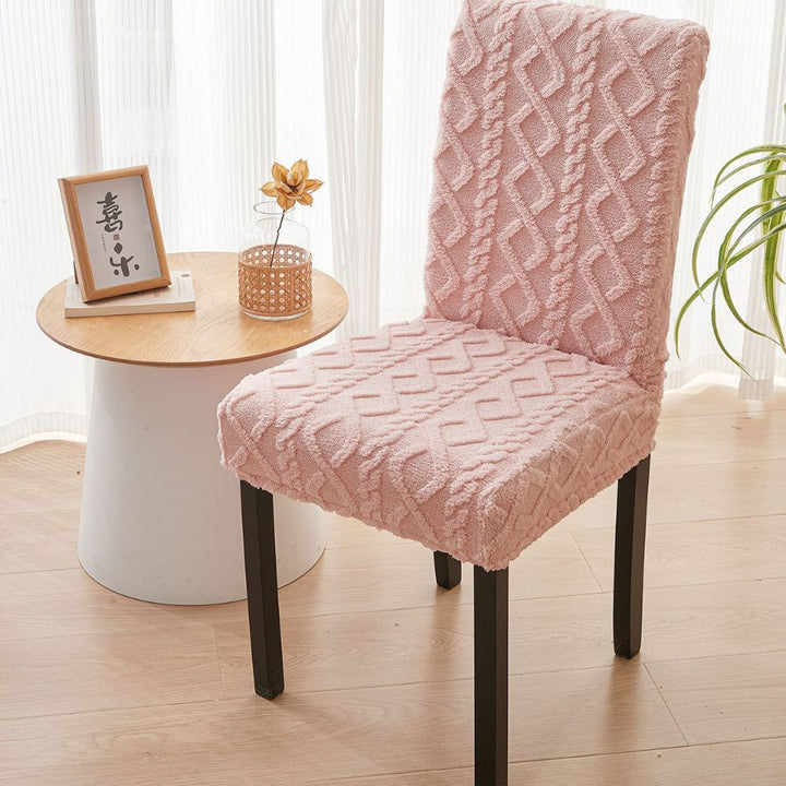 Stuhlhusse Jacquard mit Struktur