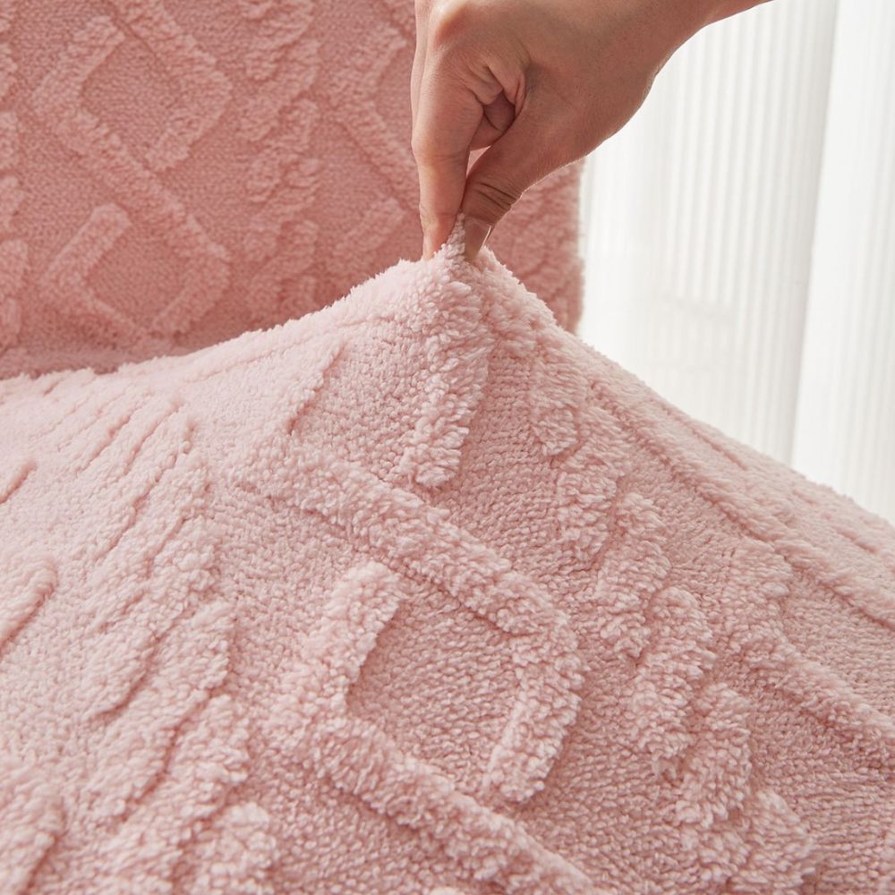 Stuhlhusse Jacquard mit Struktur
