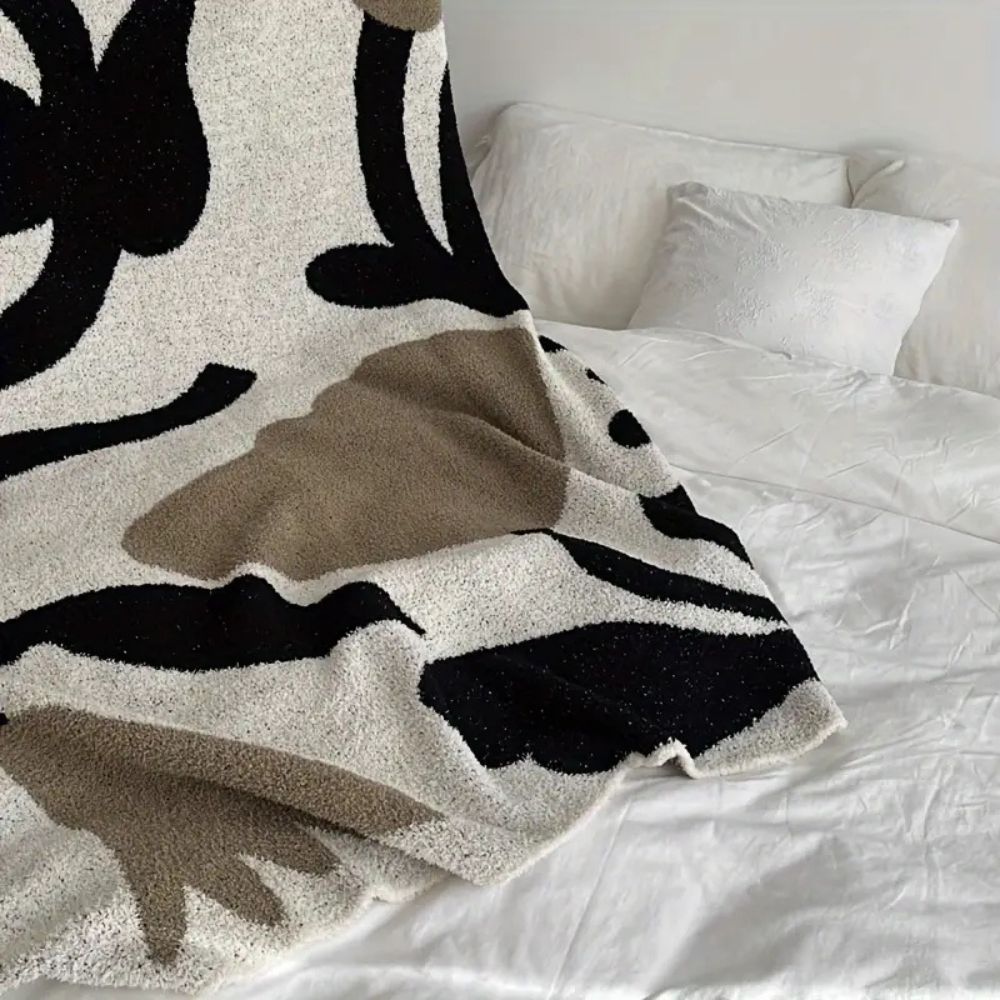 Kuscheldecke Wellenmuster 130x170 cm