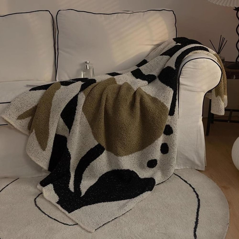 Kuscheldecke Wellenmuster 130x170 cm