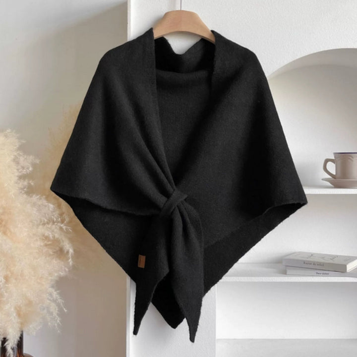 Poncho dreieckig gestrickt