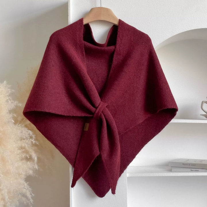Poncho dreieckig gestrickt