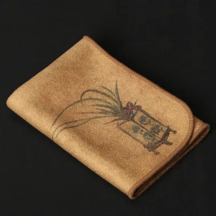 Torchon à motifs japonais