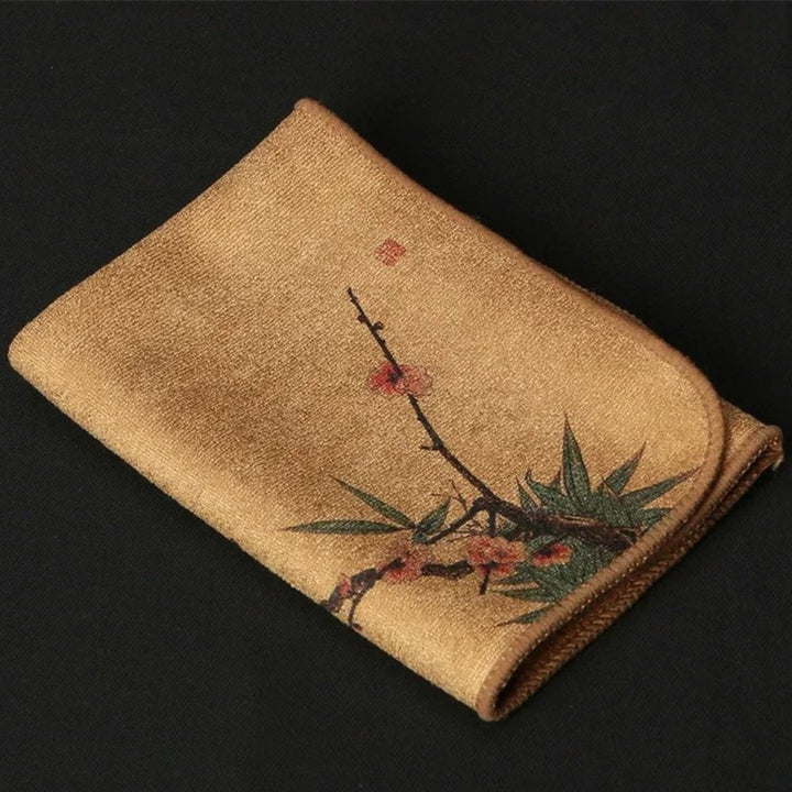 Torchon à motifs japonais