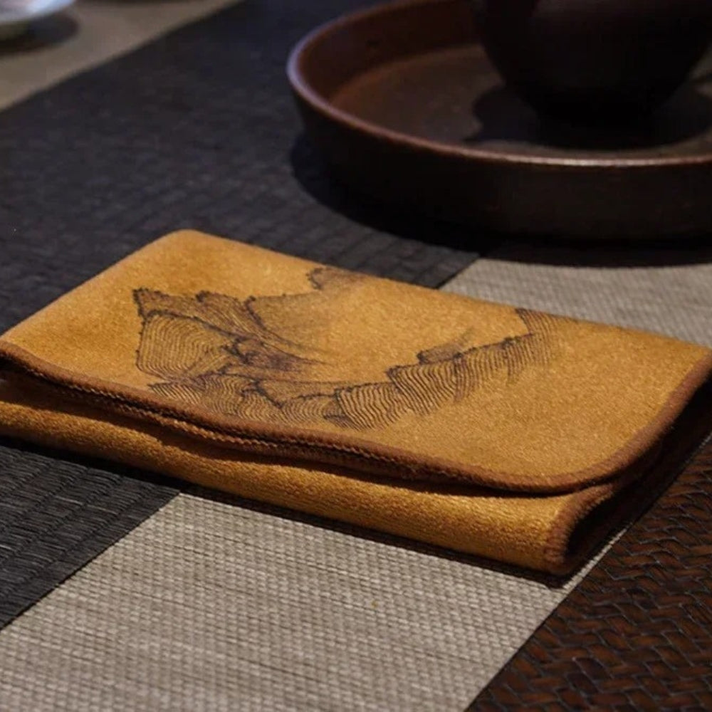 Torchon à motifs japonais