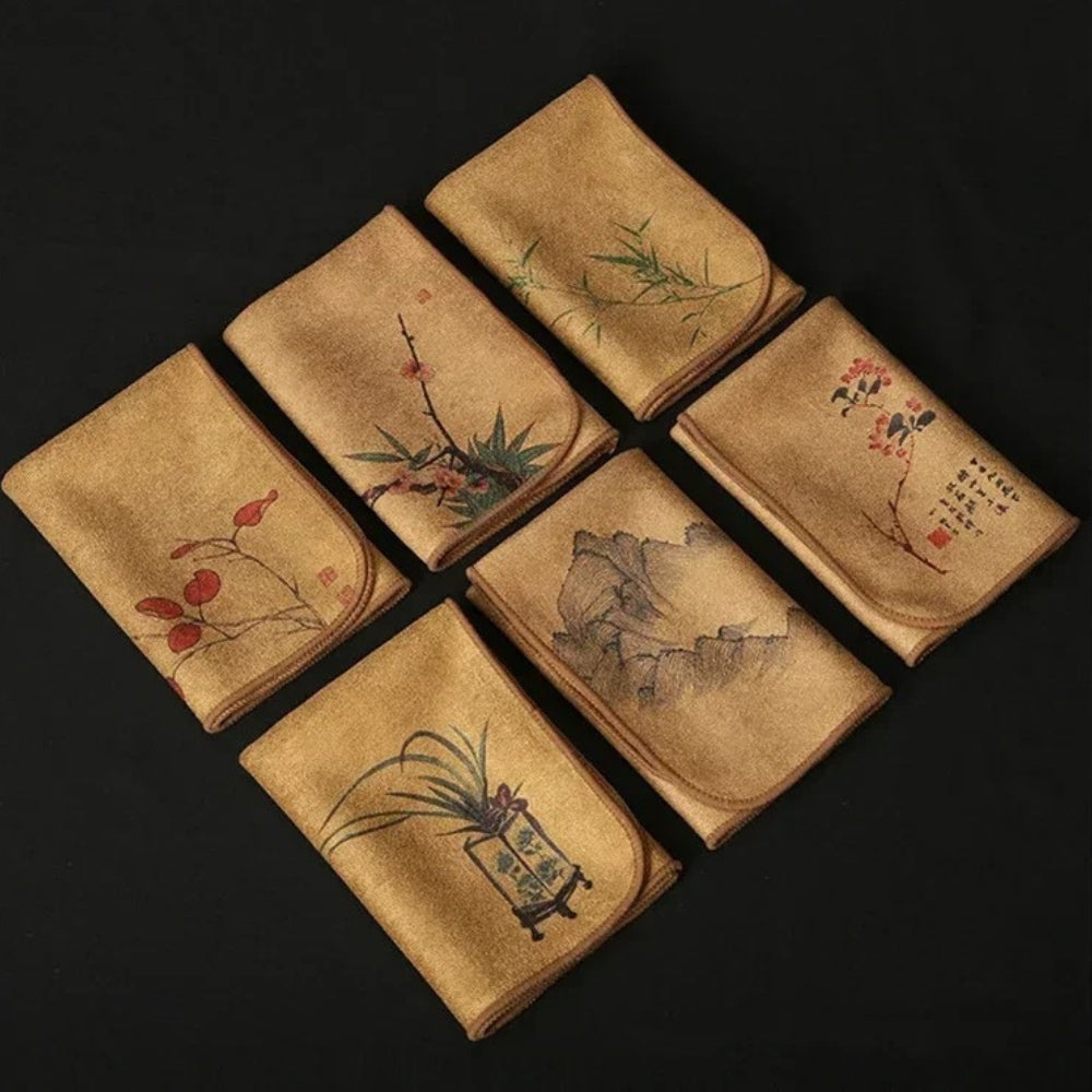 Torchon à motifs japonais