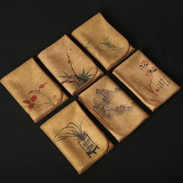 Torchon à motifs japonais