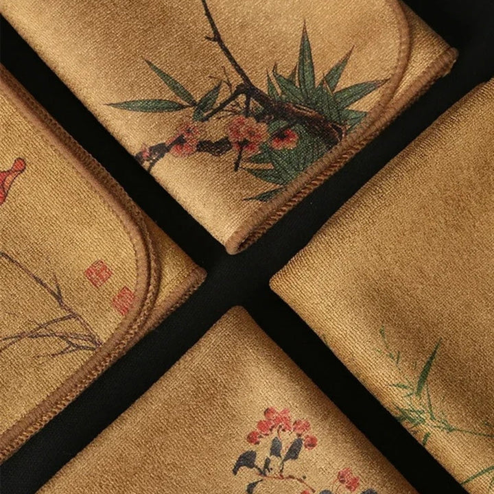 Torchon à motifs japonais