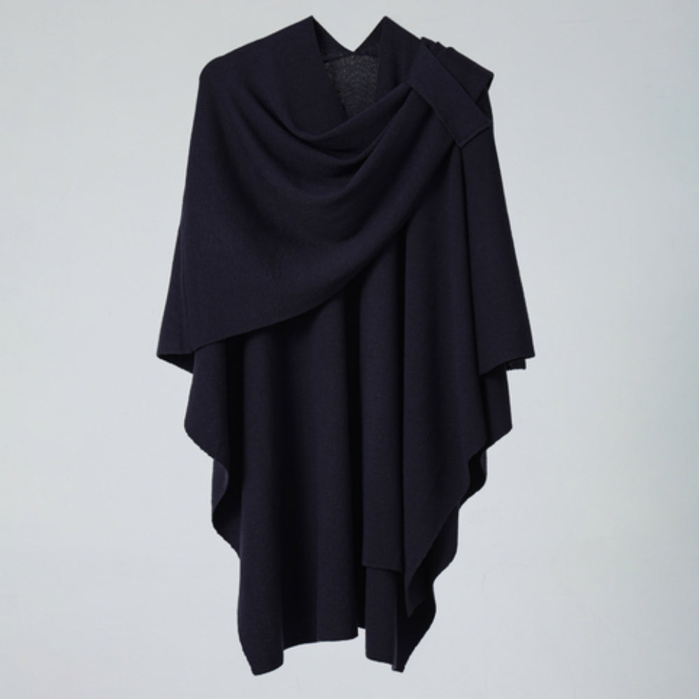 Poncho leicht drapiert