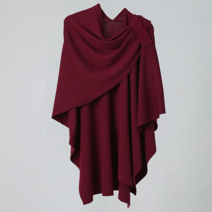 Poncho leicht drapiert