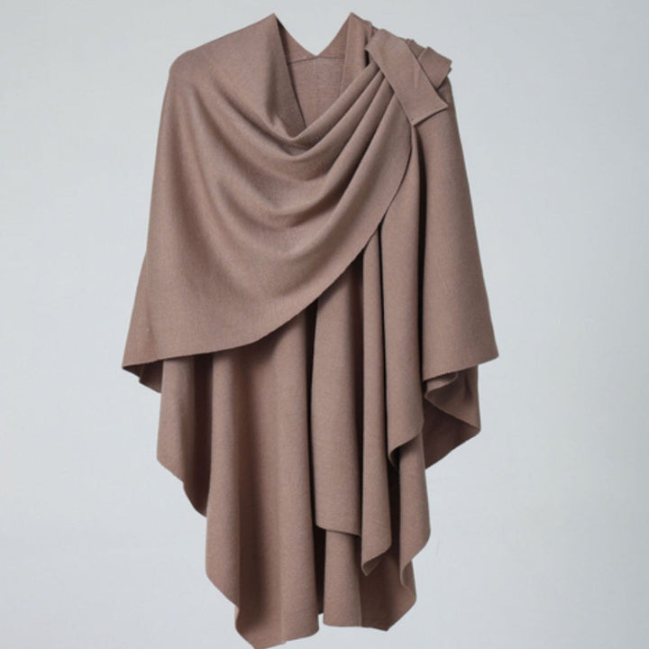 Poncho leicht drapiert