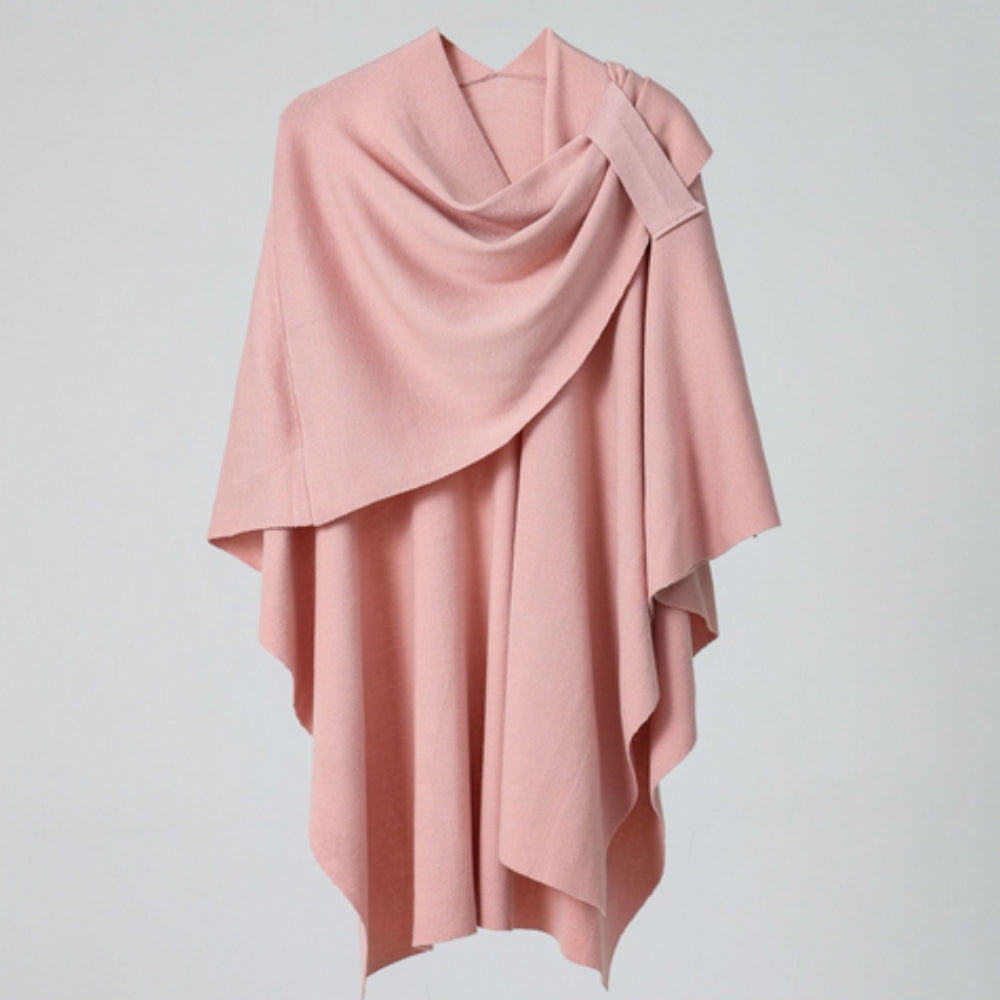 Poncho leicht drapiert