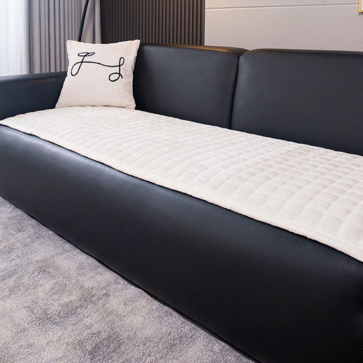 Sofaüberwurf gesteppt Plüsch