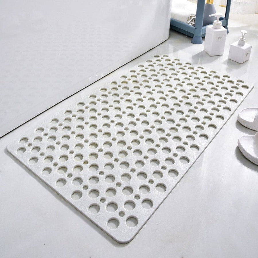 Tapis de douche à ventouses — coloris Blanc