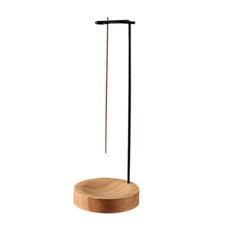 Räucherhalter Holz mit Metallelement