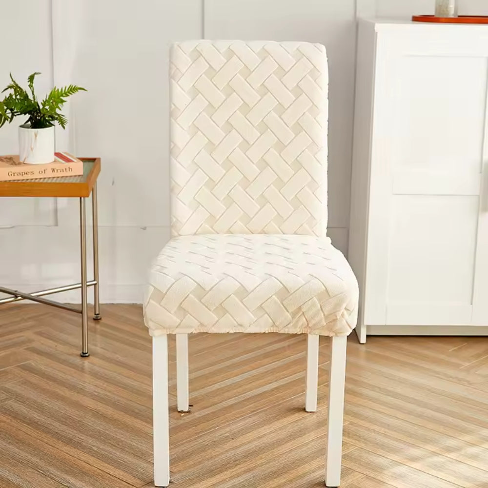 Stuhlhusse Jacquard gewebt