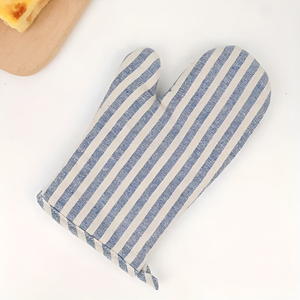 Ofenhandschuh mit Streifen und Silikon-Noppen
