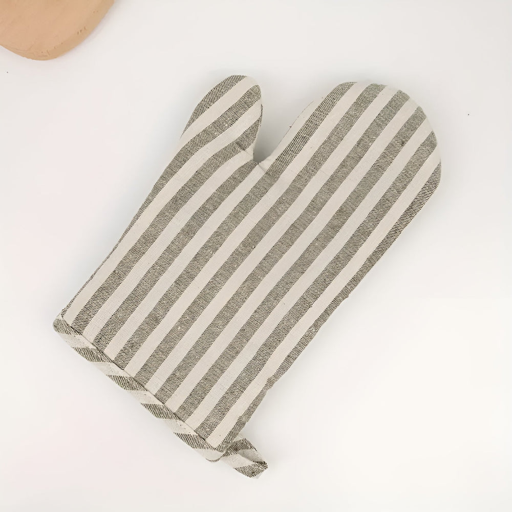 Ofenhandschuh mit Streifen und Silikon-Noppen