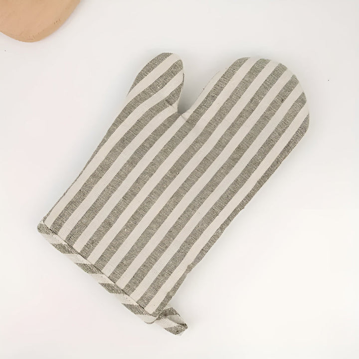 Ofenhandschuh mit Streifen und Silikon-Noppen