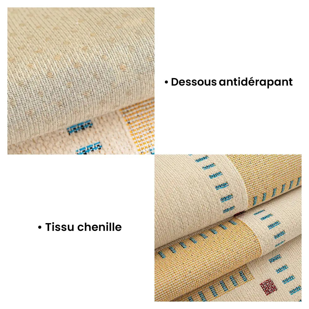 Chenille-Sofabezug mit Rautenmuster – wasserabweisend