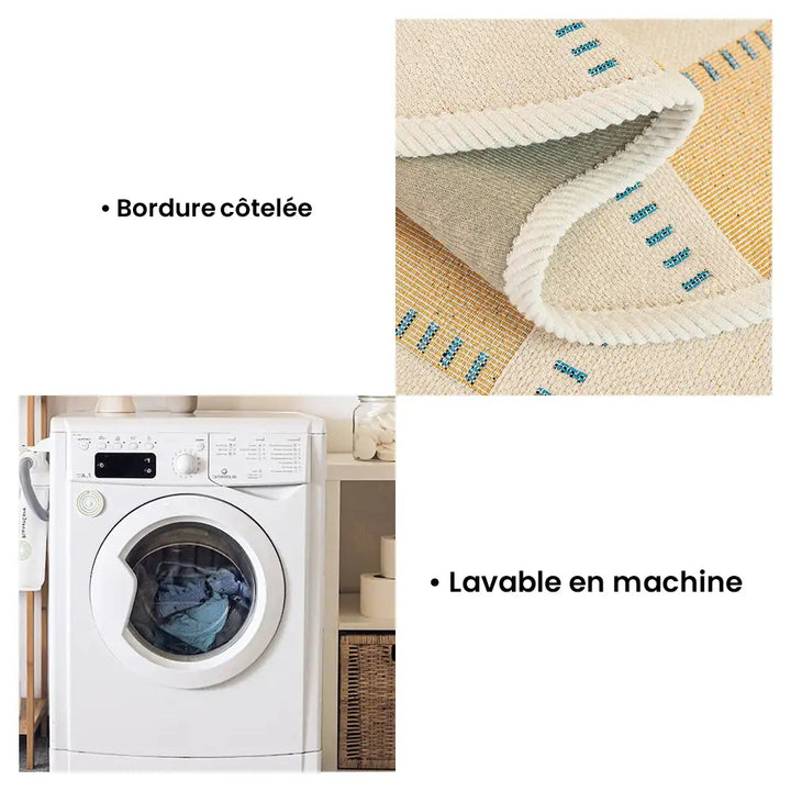 Chenille-Sofabezug mit Rautenmuster – wasserabweisend