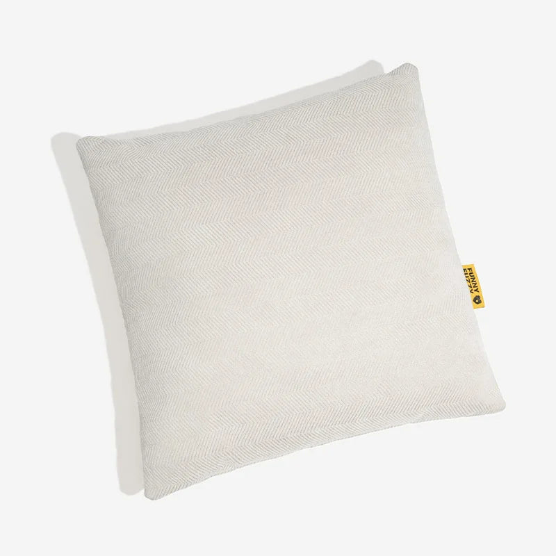 Wasserdichter Chenille-Sofabezug mit Fischgrätmuster – Beige