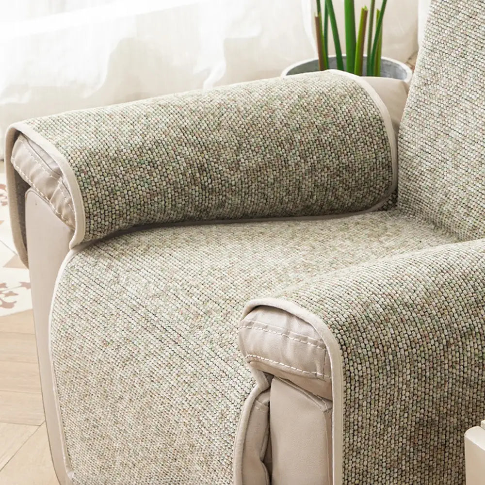 Chenille-Jacquard-Bezug für Sessel und Sofa, kratzfest – Chic