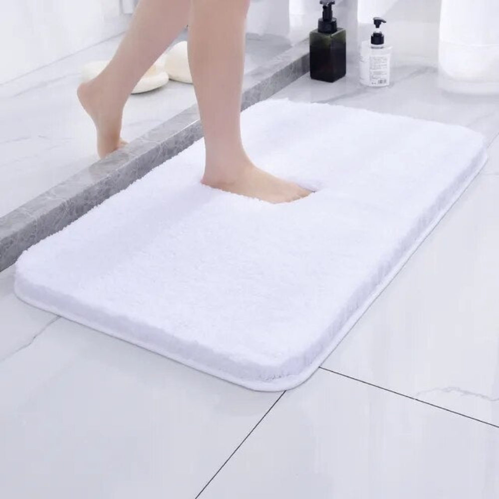 Badematte Langflor uni