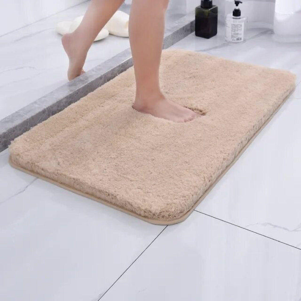 Badematte Langflor uni
