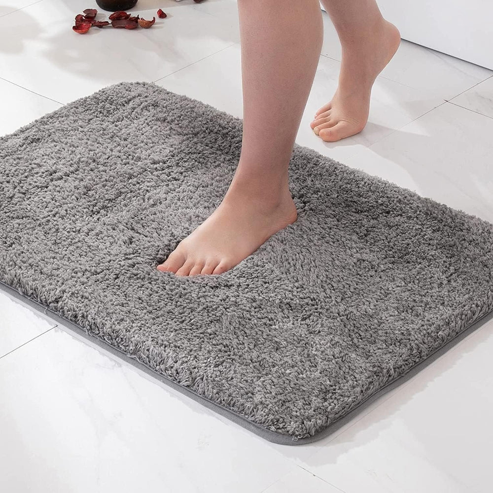 Badematte Langflor uni
