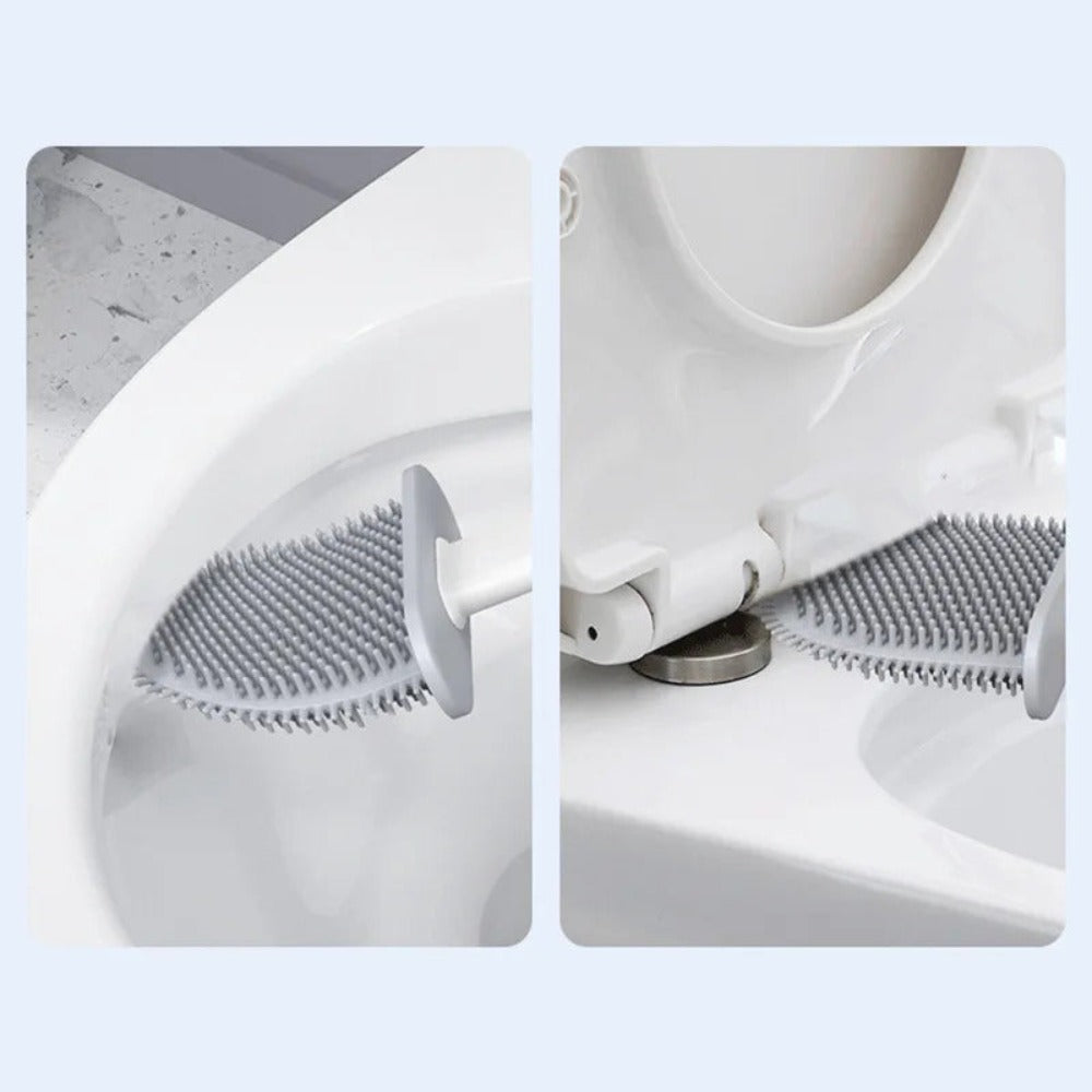 WC-Bürste Silikon mit Halter