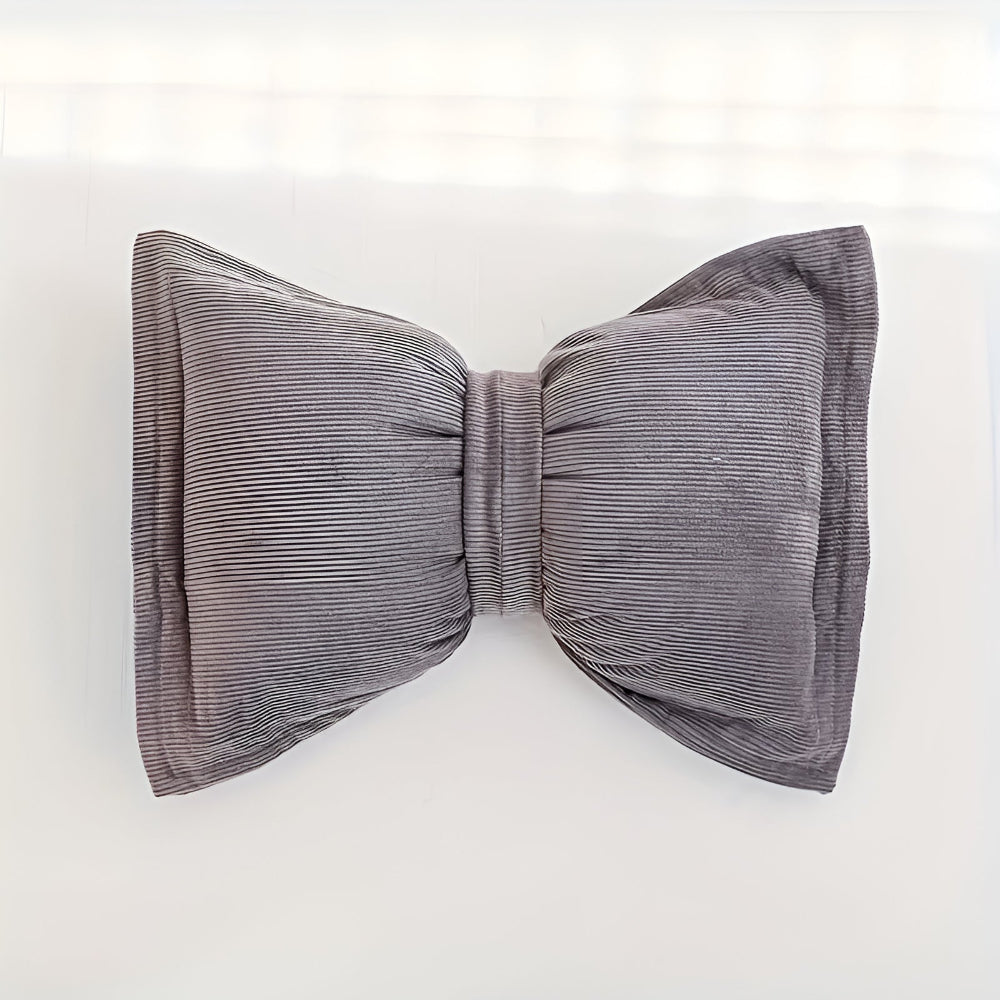 Dekokissen aus Cord in Knotenform