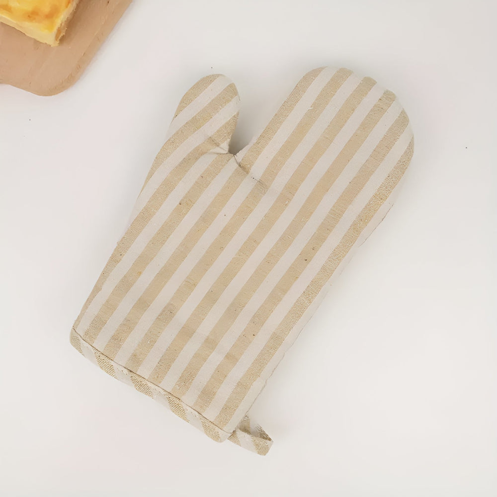 Ofenhandschuh mit Streifen und Silikon-Noppen